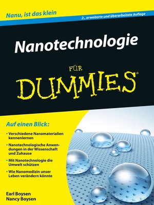 cover image of Nanotechnologie f&uuml;r Dummies